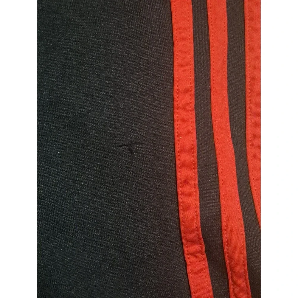 Adidas Originals Superstar Cuffed Track Pants Red Black Mens Size XL